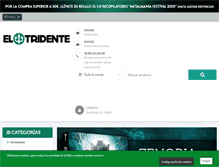 Tablet Screenshot of eltridente.es